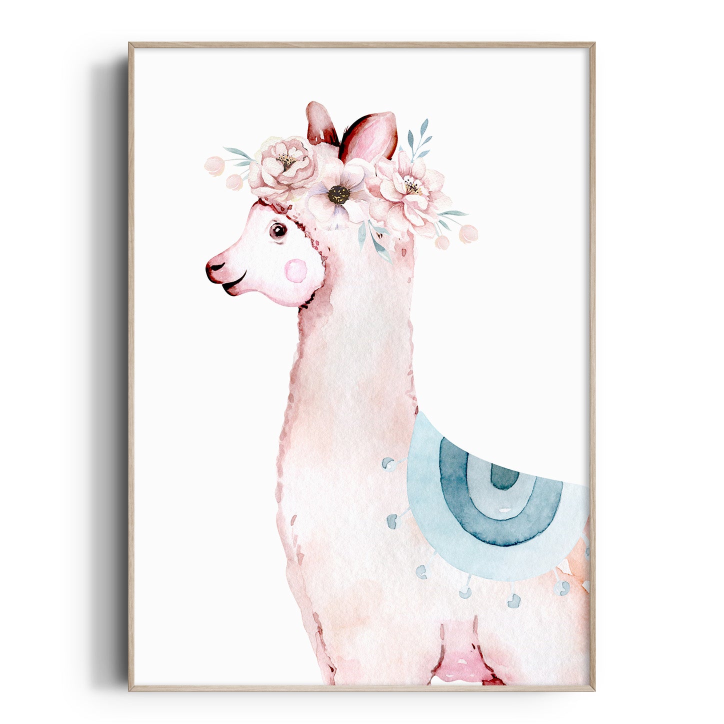 Llama nursery hot sale art