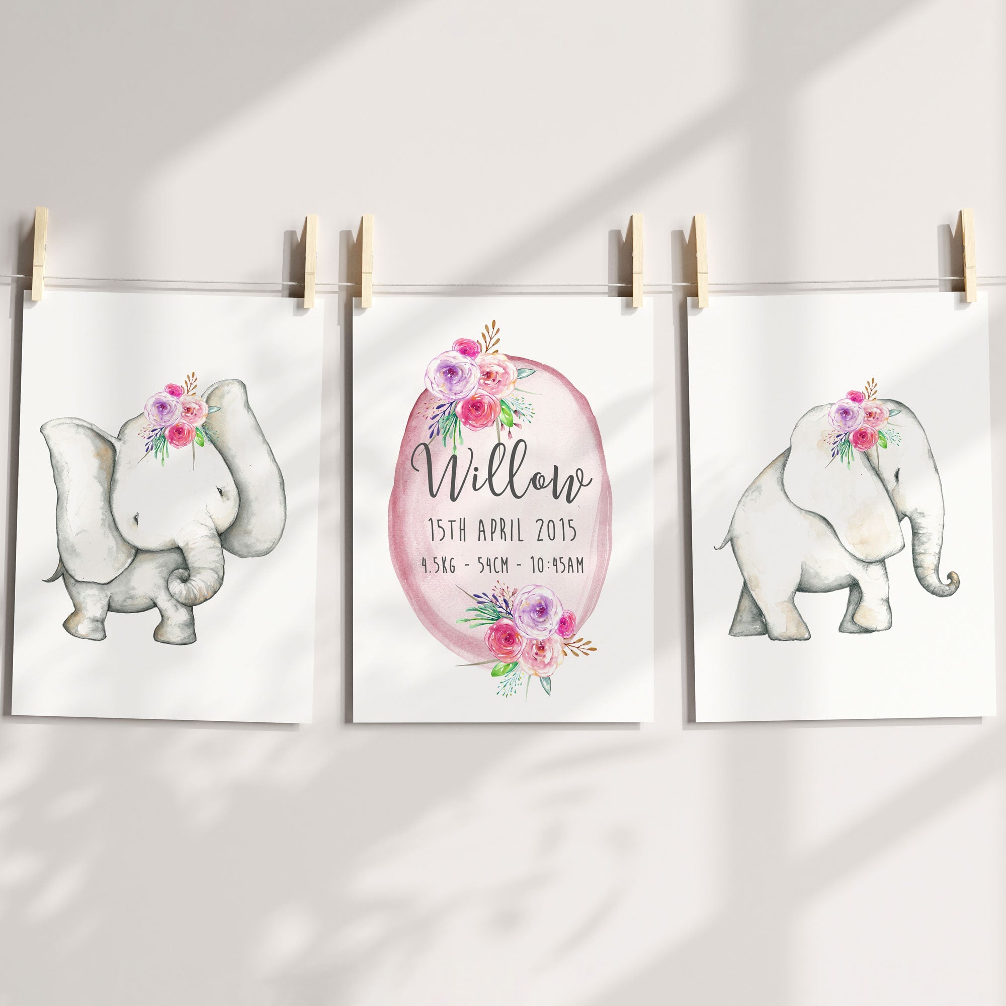 Boho sales elephant nursery