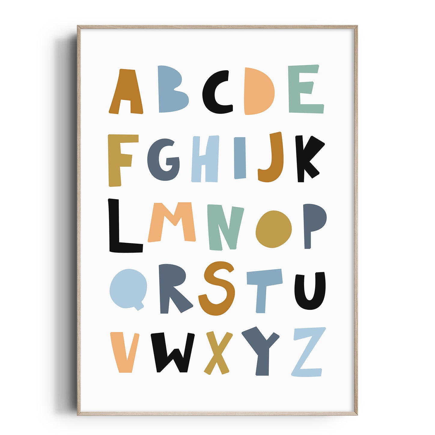 Alphabet Poster | Nursery Alphabet Print | Tropical Nursery Decor – The ...