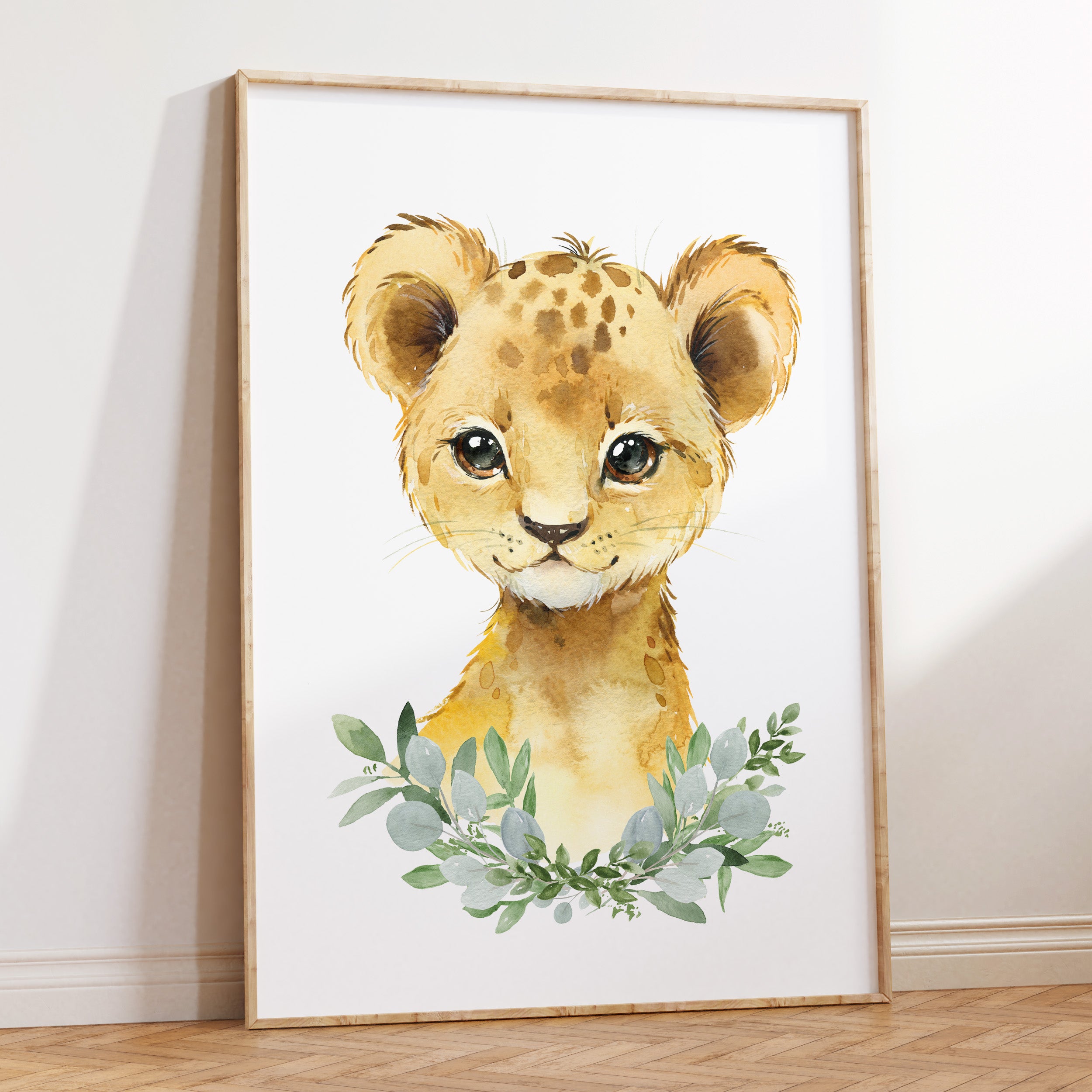 Lion nursery sale art