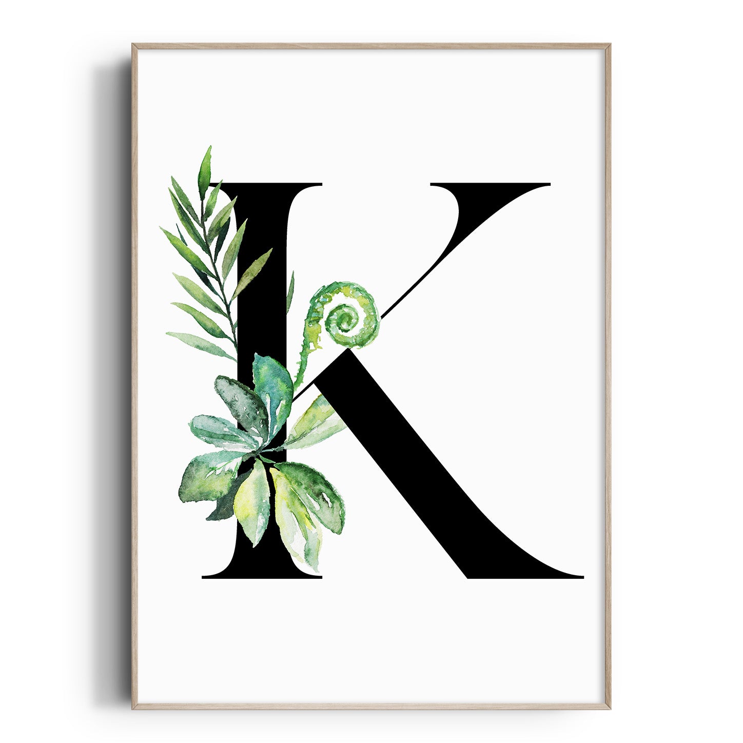 Nursery Prints | Personalised Baby Name Wall Art | Jungle | Tropical ...