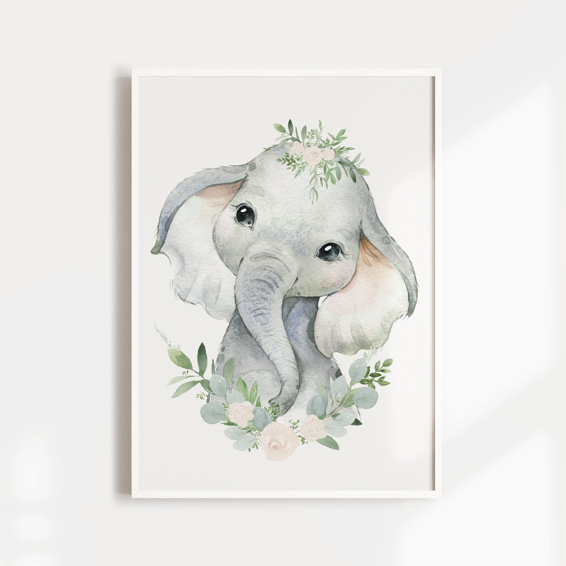 Jungle & Safari Nursery Prints, Girls Bedroom Wall Art - The Kids Print 